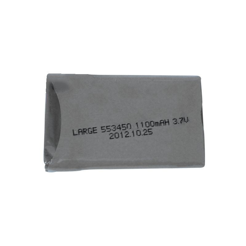 3.7V 1100mAh 553450 鋰離子電池 鈷酸鋰材料 鋁殼電池
